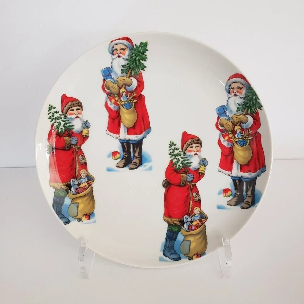 Set Of 4 Vintage Santa Claus 10